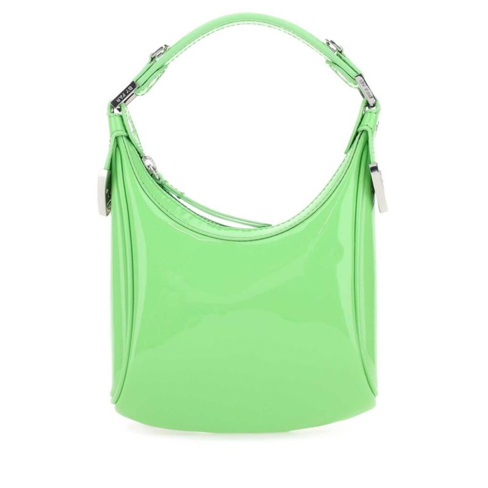 By Far Women Light Green Leather Cosmo Handbag